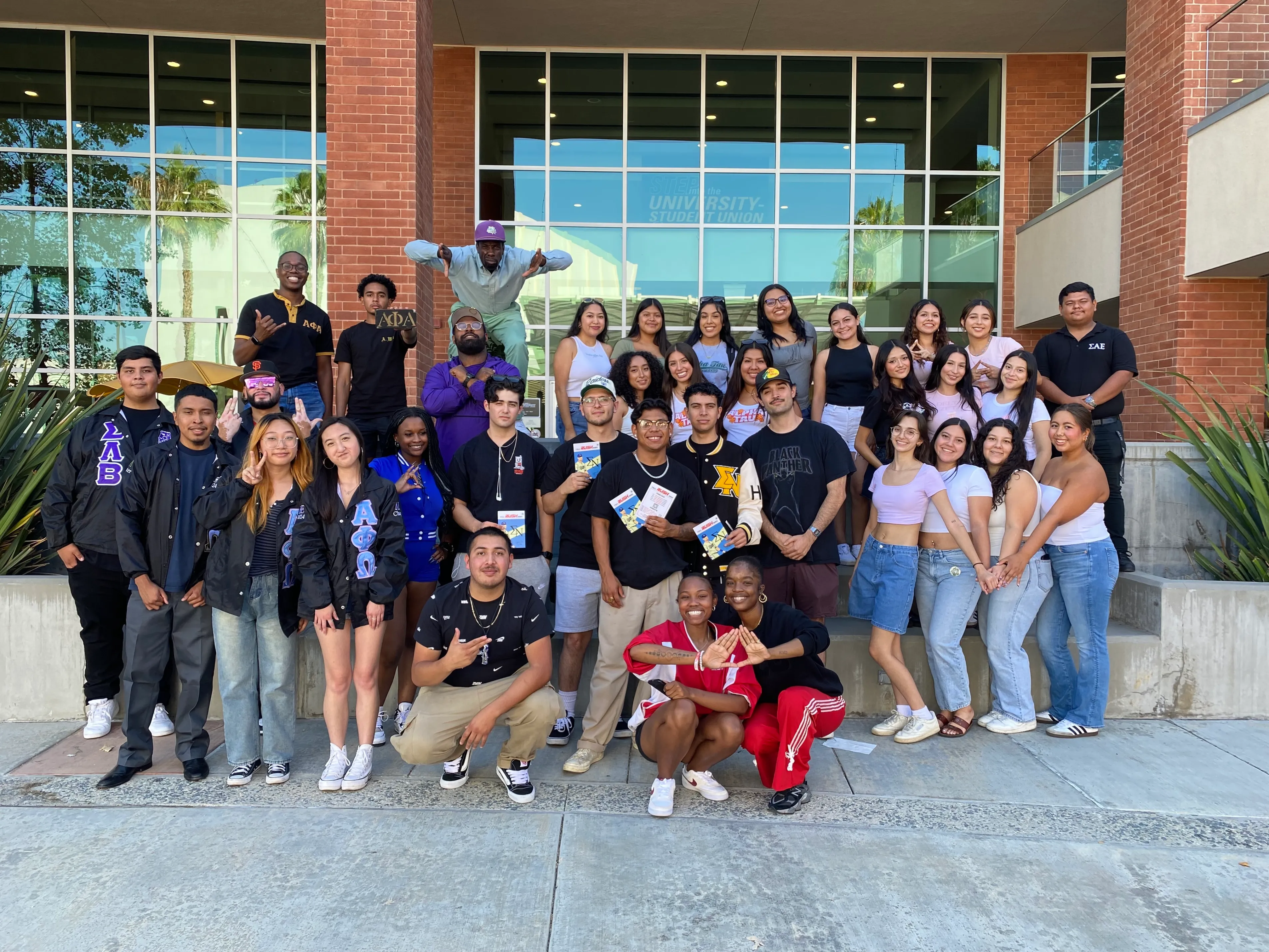 Cal State LA Fraternity and Sorority students