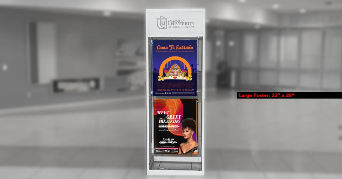 large poster 22 inches by 28 inches