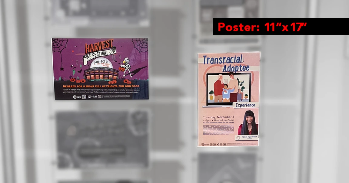 poster 11 inches by 17 inches